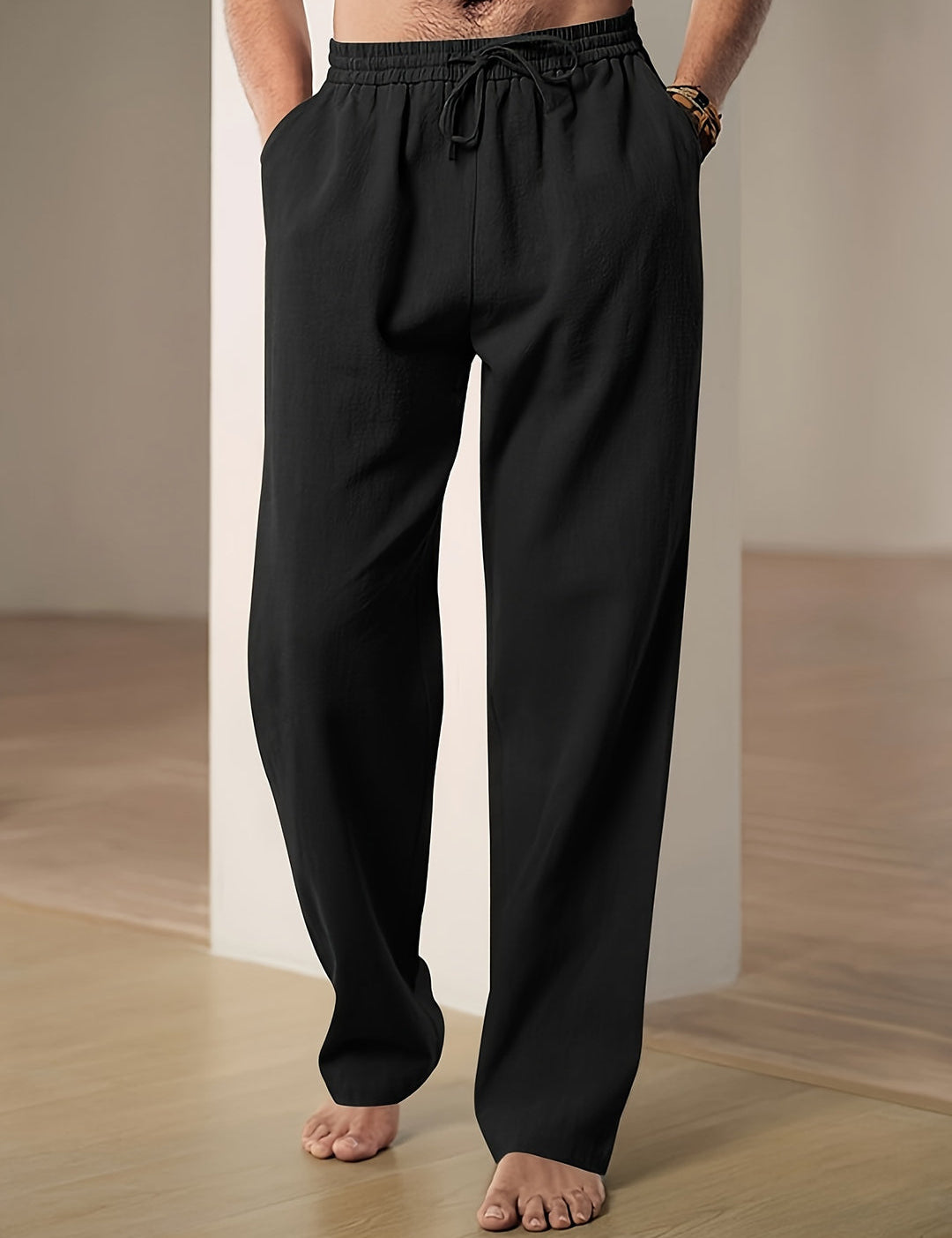 Letní Lněné Kalhoty