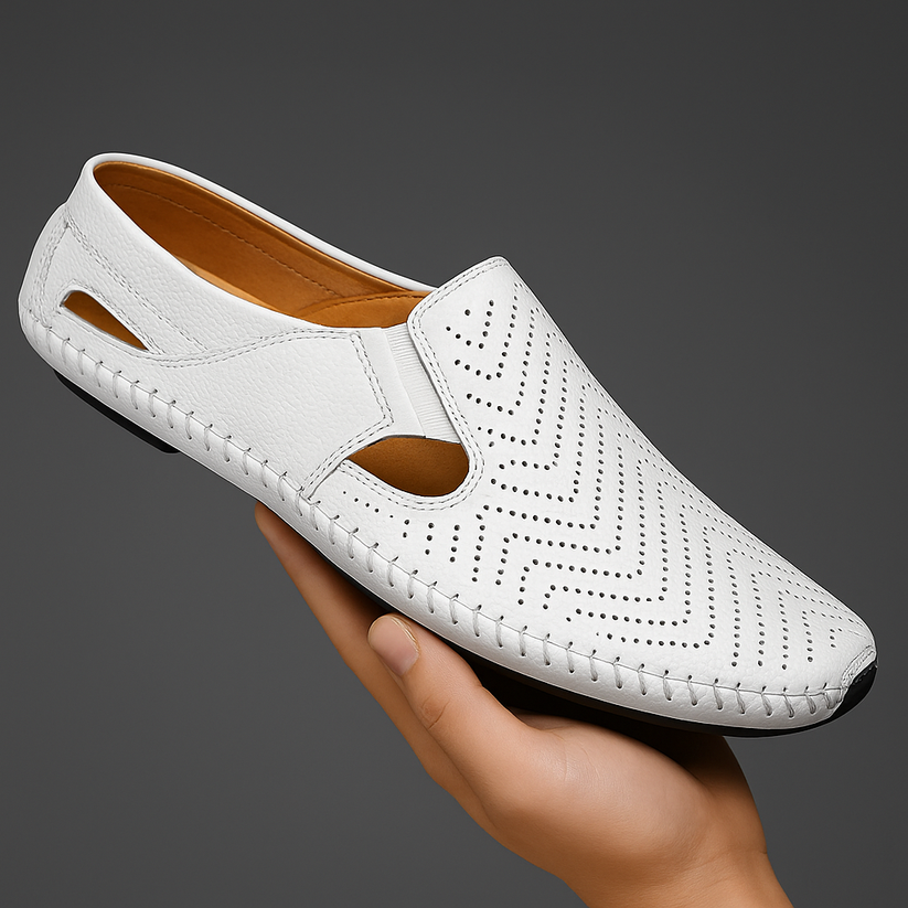 Kožené Páskové Sandály