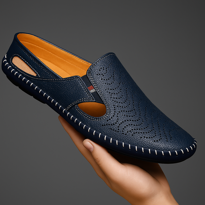 Kožené Páskové Sandály