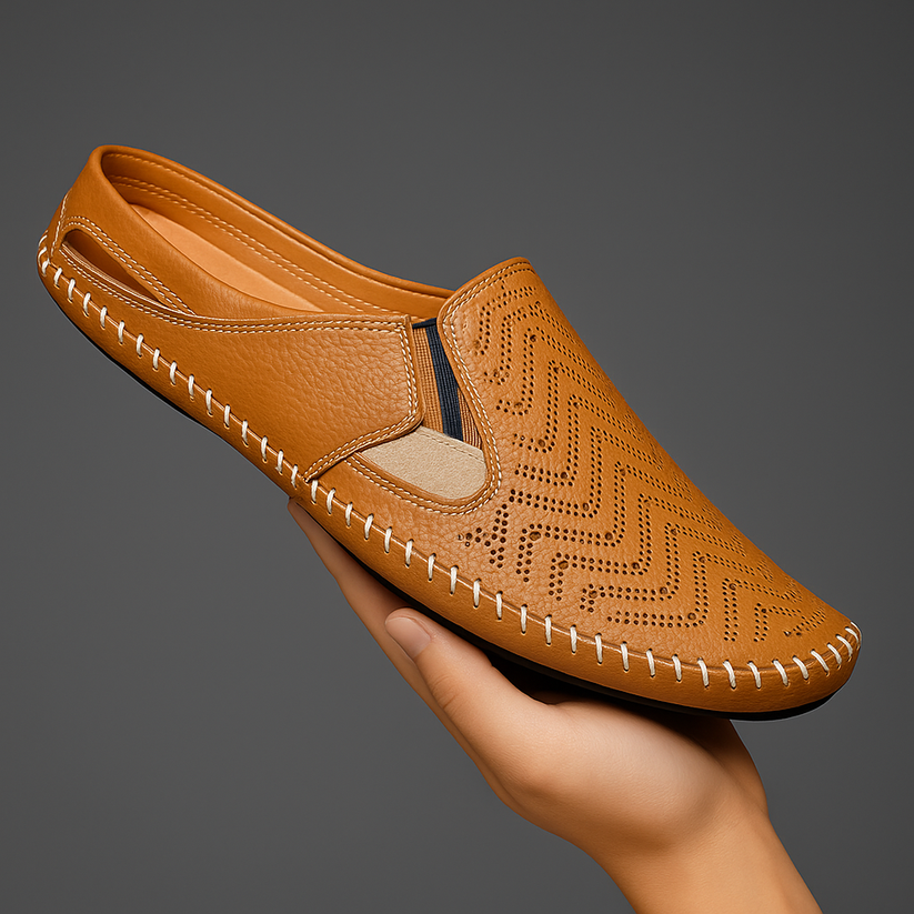 Kožené Páskové Sandály