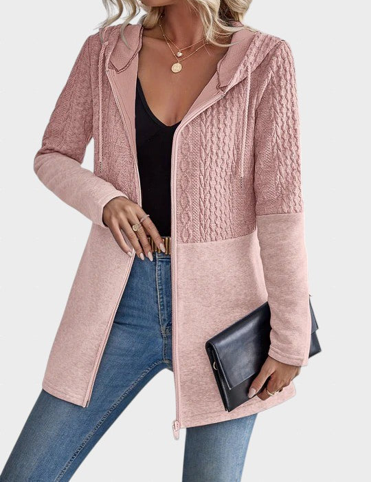 Stela™ | Dámská mikina s kapucí a zipem