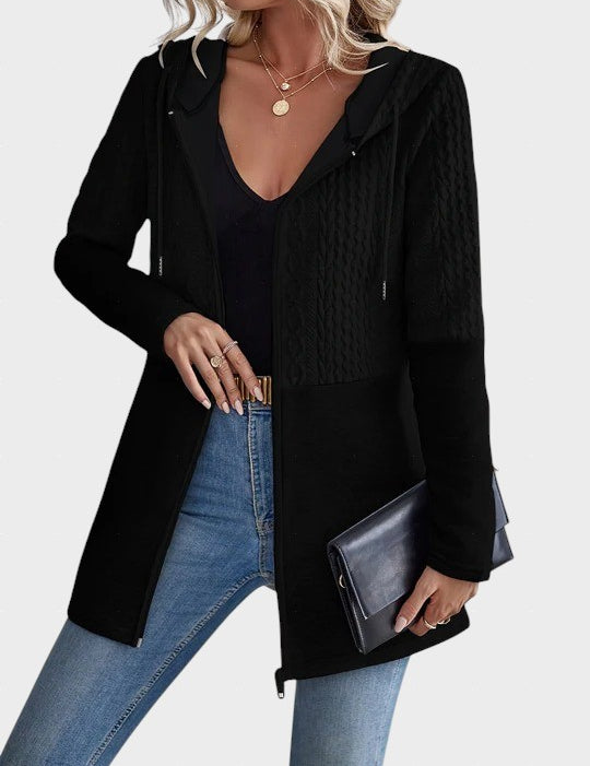 Stela™ | Dámská mikina s kapucí a zipem