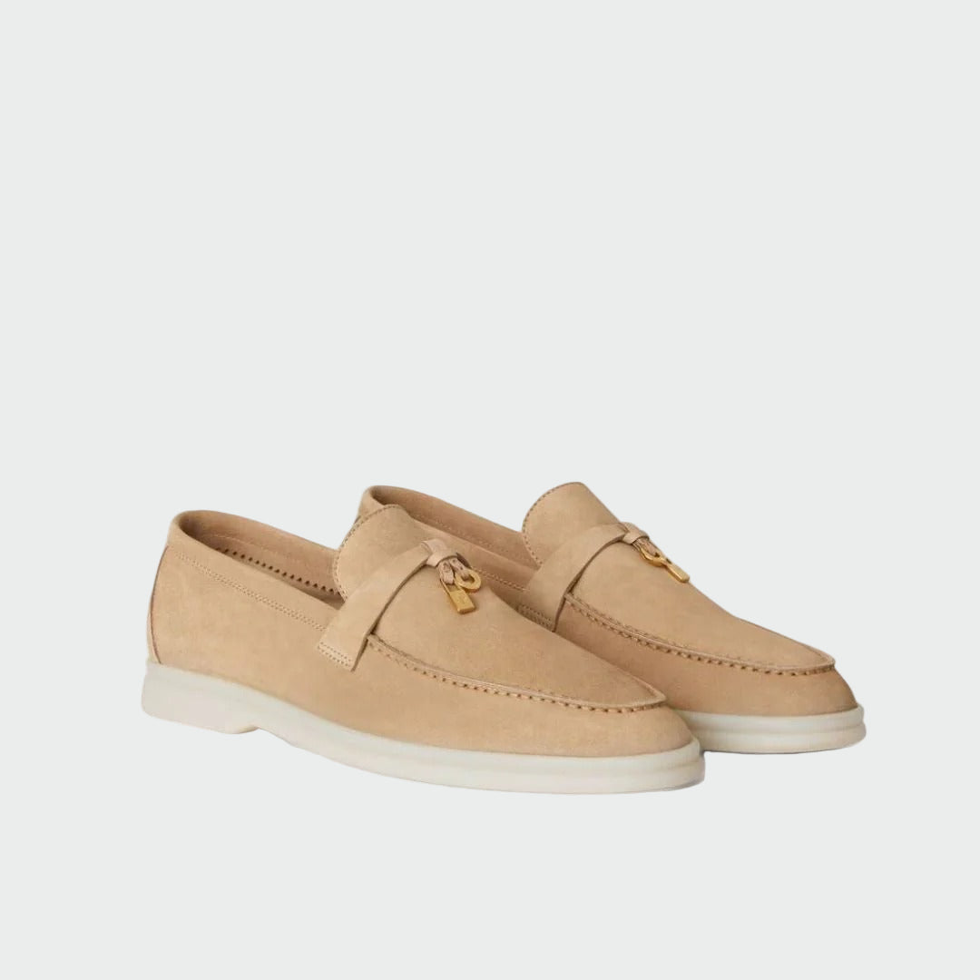 Milan Pánské Loafers Béžová Nadčasový Elegantní Design
