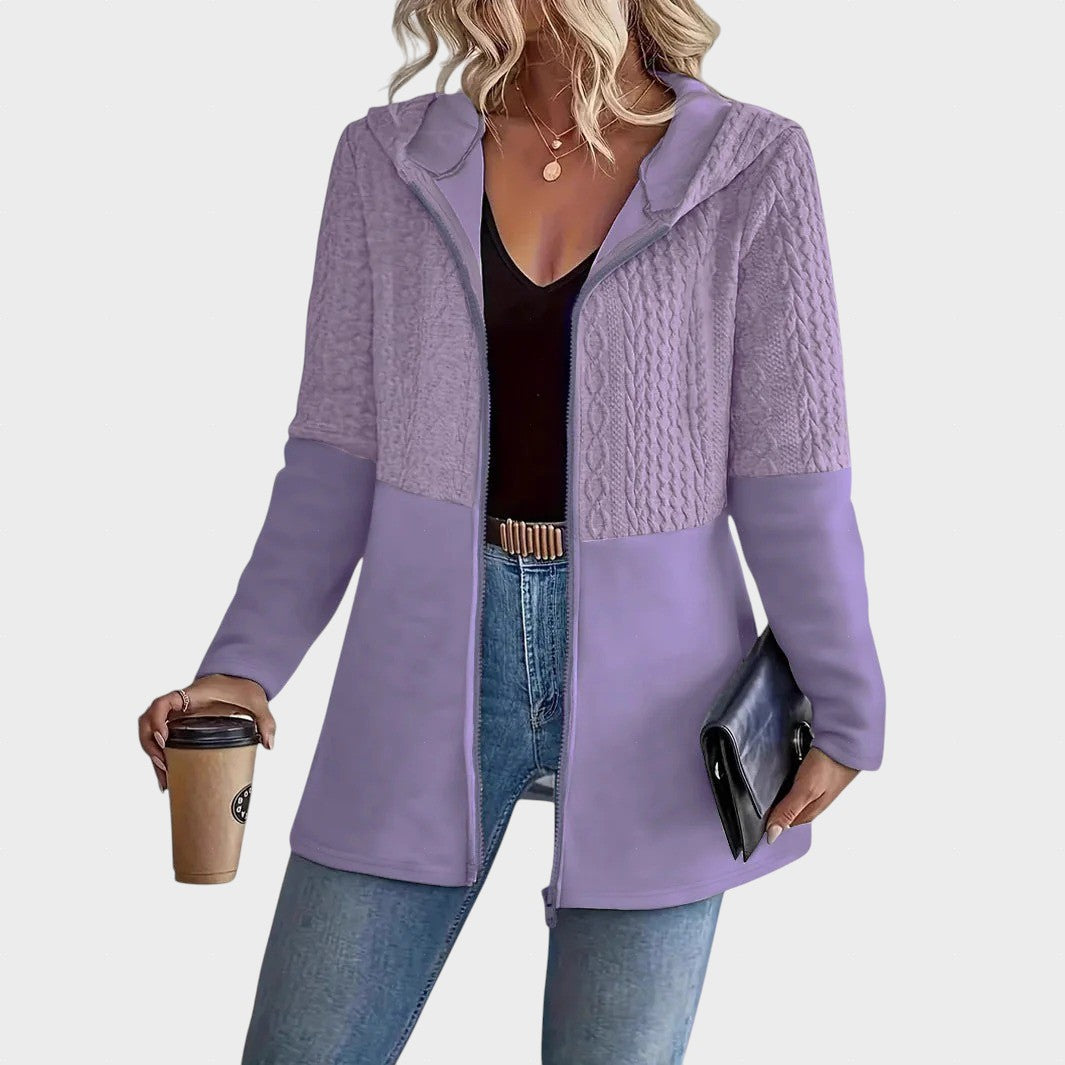 Stela™ | Dámská mikina s kapucí a zipem