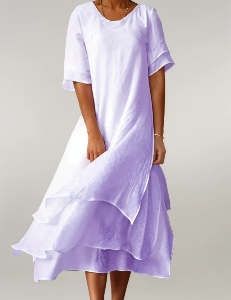 Šaty Mája s Elegantními Volány pro Každodenní Příležitost