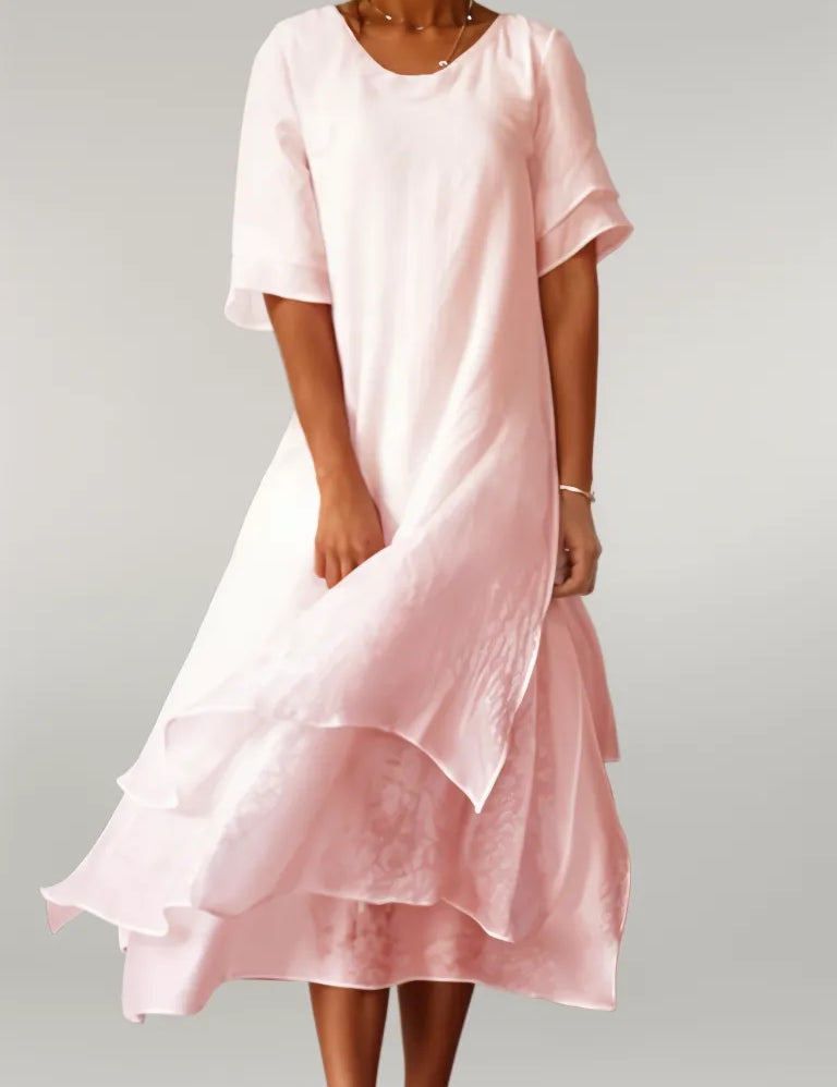 Šaty Mája s Elegantními Volány pro Každodenní Příležitost