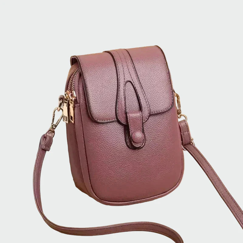 Elegantní Retro Kožená Kabelka Crossbody Černá Pro Každý