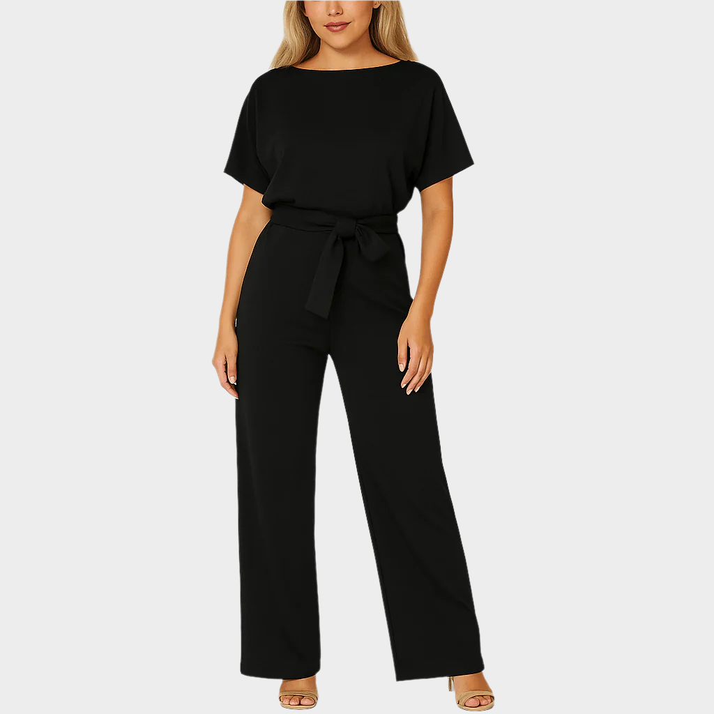 Elegantní Celotělový Overál se Závazovacím Páskem Unisex