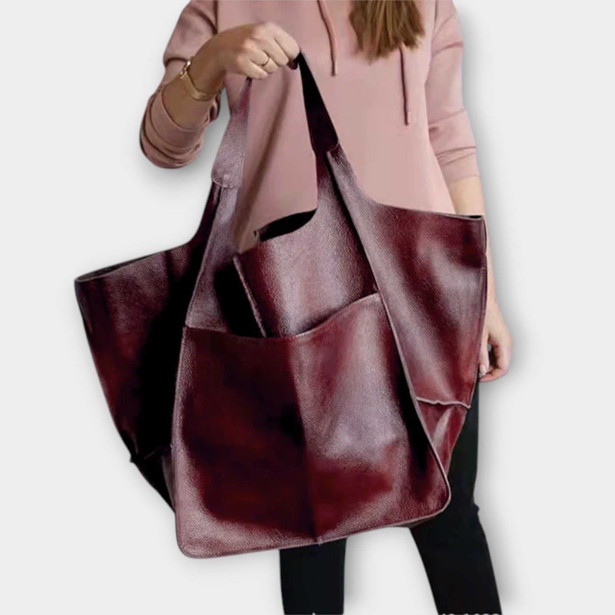 Prostorná Víkendová Taška Z PU Kůže Elegantní Design