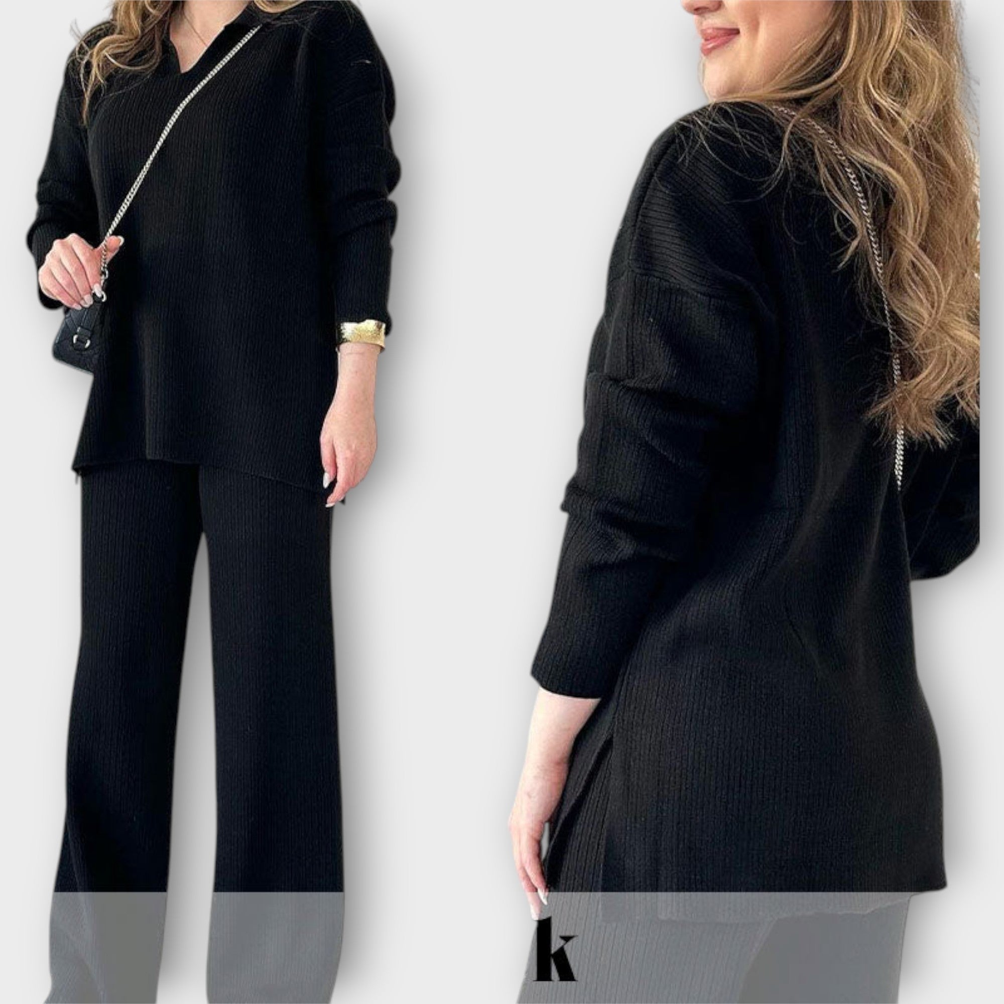 Pletený Set Elegantní Pohodlný Střih Pro Každou Příležitost