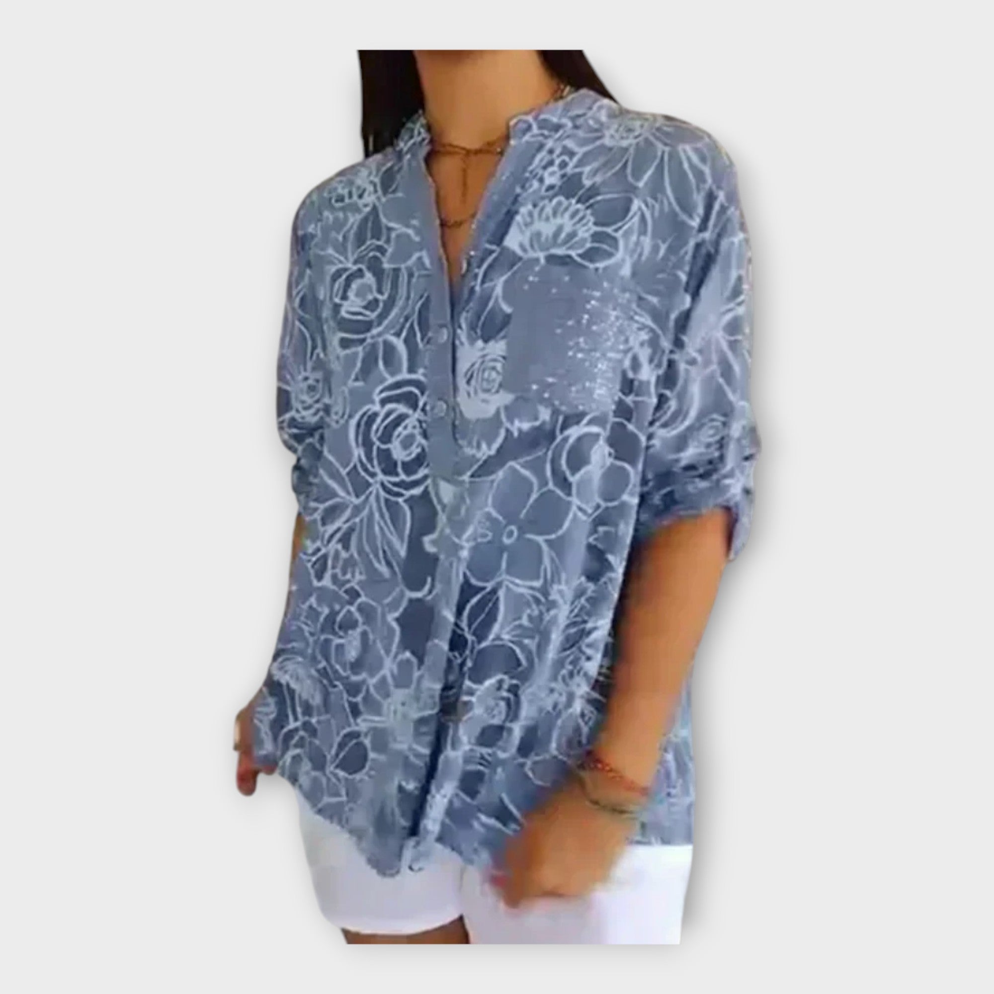 Elegantní Halenka se Vzorem pro Každou Příležitost Styl