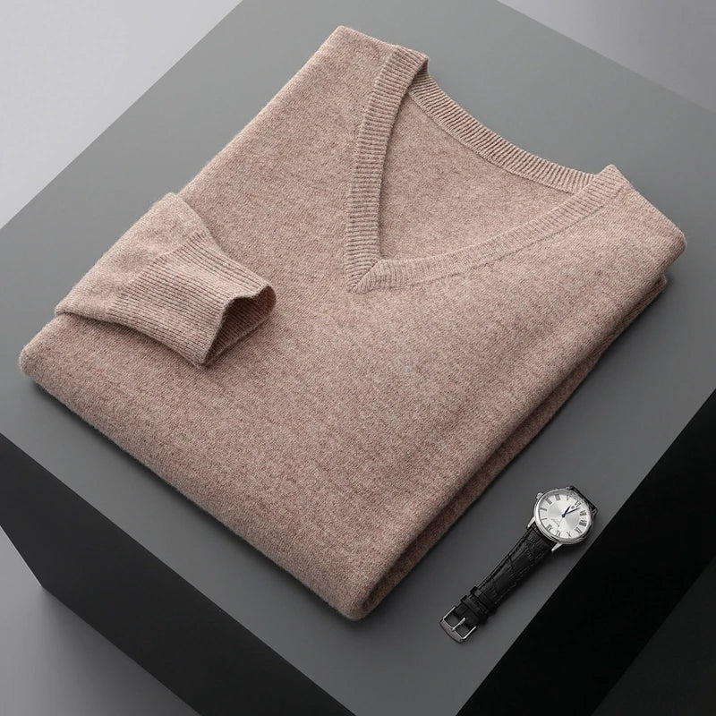Wool V-Neck Sweater